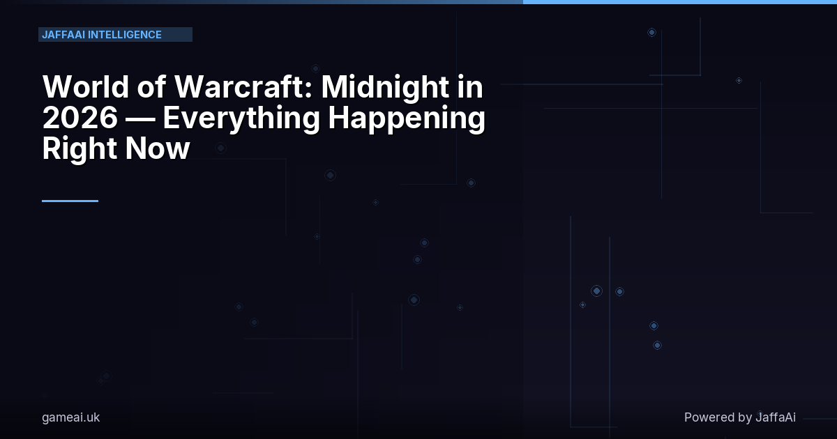 World of Warcraft: Midnight in 2026 — Everything Happening Right Now